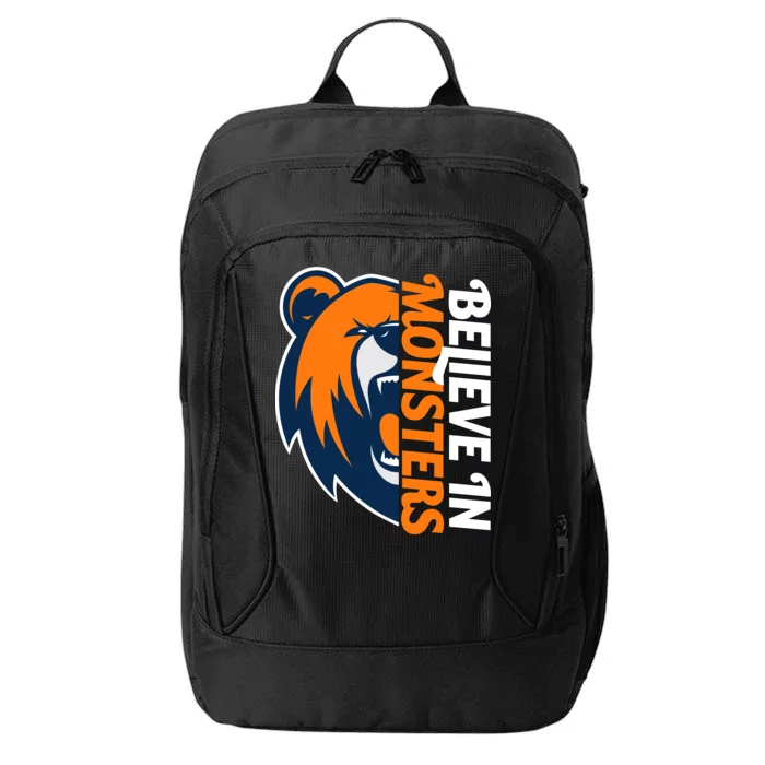 Believe In Monsters Chicago Football City Backpack