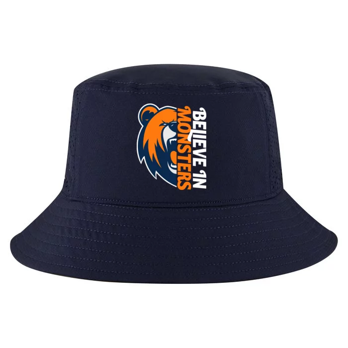 Believe In Monsters Chicago Football Cool Comfort Performance Bucket Hat