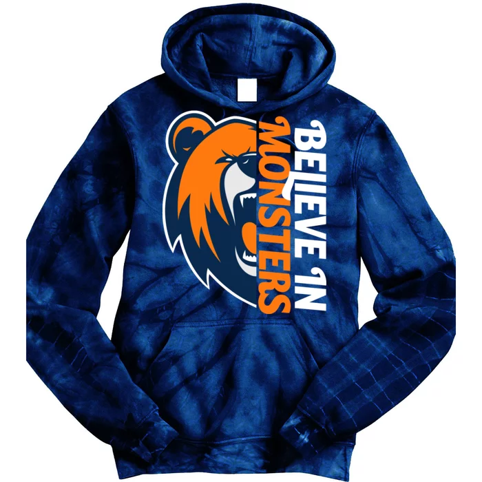 Believe In Monsters Chicago Football Tie Dye Hoodie