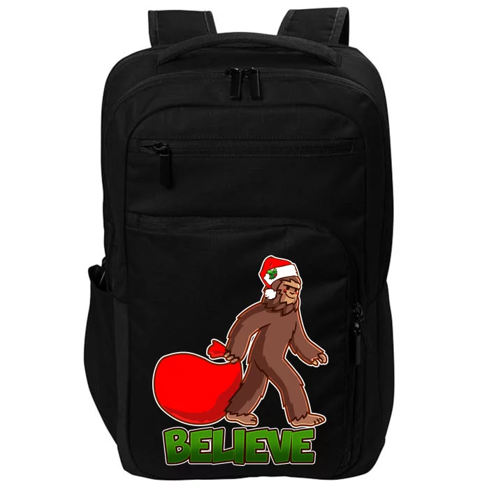 Believe In Santa Bigfoot Impact Tech Backpack