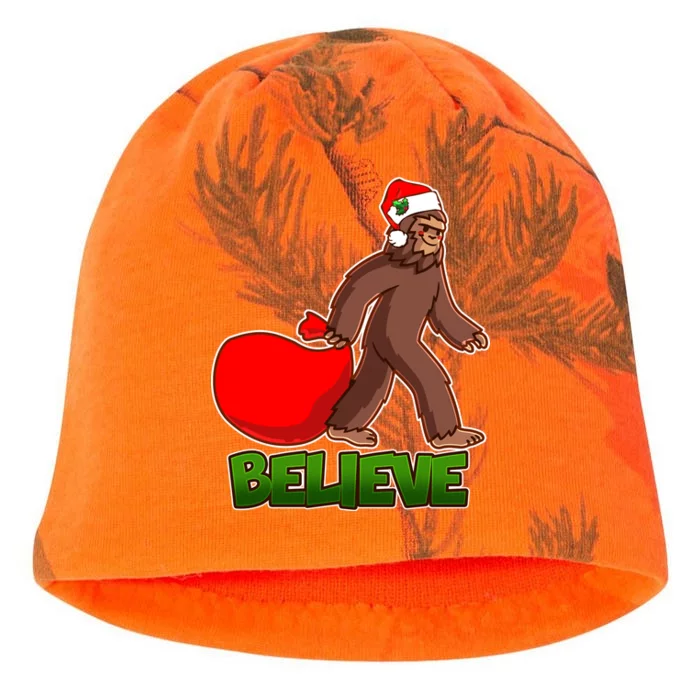 Believe In Santa Bigfoot Kati - Camo Knit Beanie