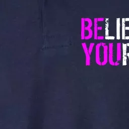 Believe in Yourself Be You Softstyle Adult Sport Polo