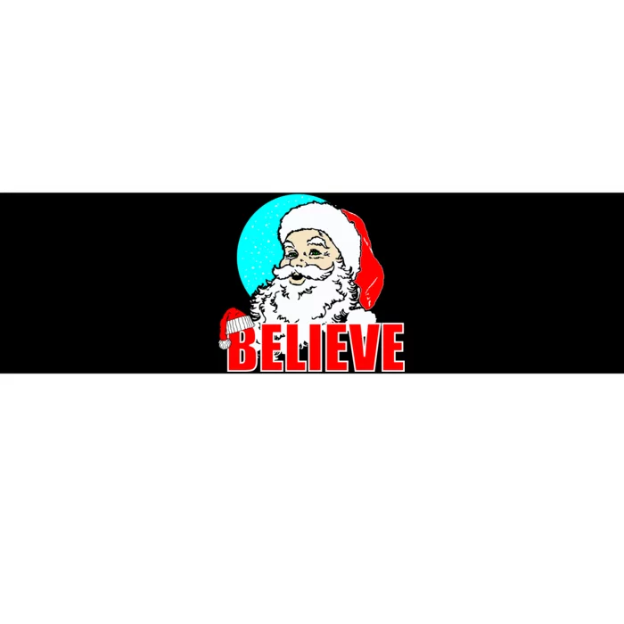 Believe Santa Bumper Sticker