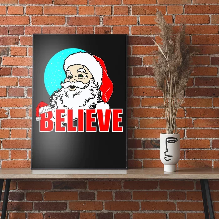 Believe Santa Poster