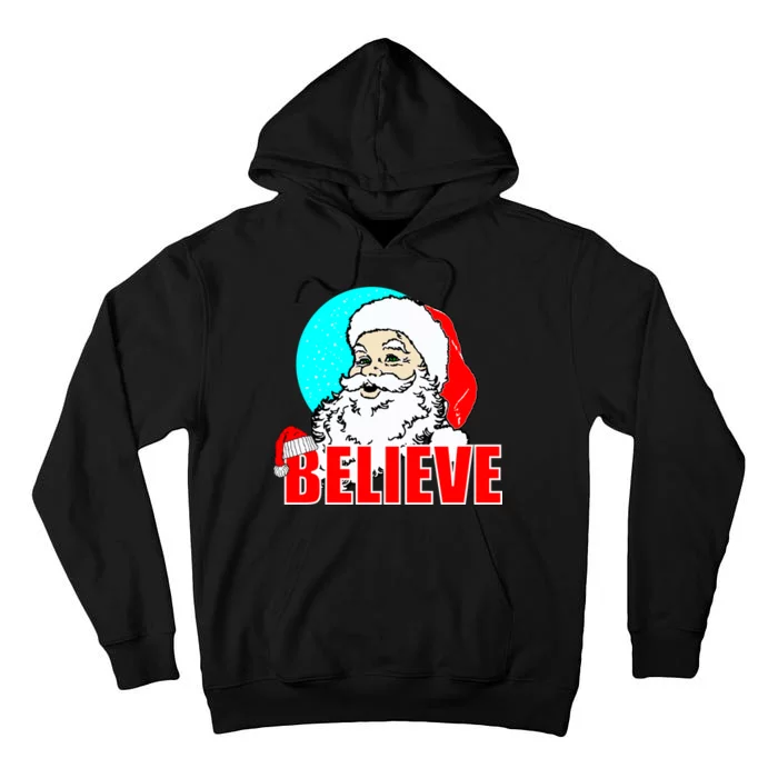 Believe Santa Tall Hoodie