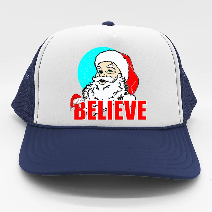 Believe Santa Trucker Hat