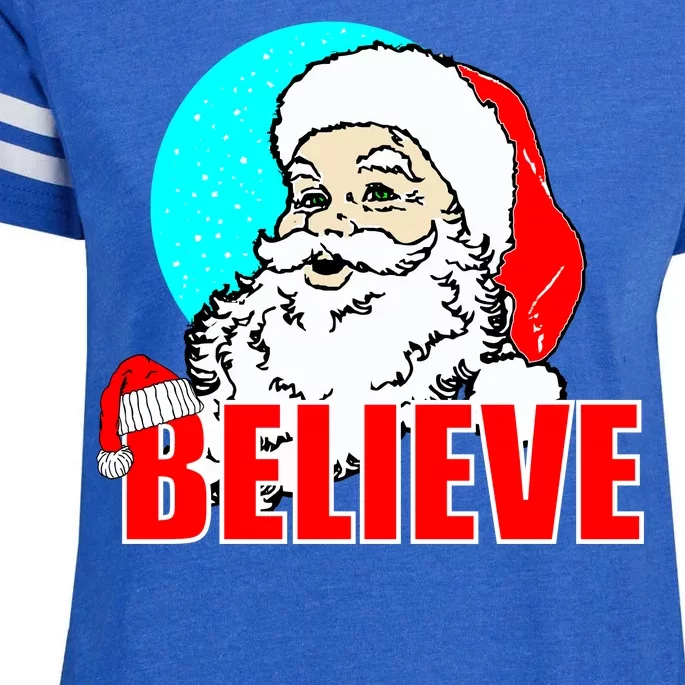 Believe Santa Enza Ladies Jersey Football T-Shirt