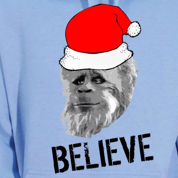 Believe Santa Sasquatch Unisex Surf Hoodie