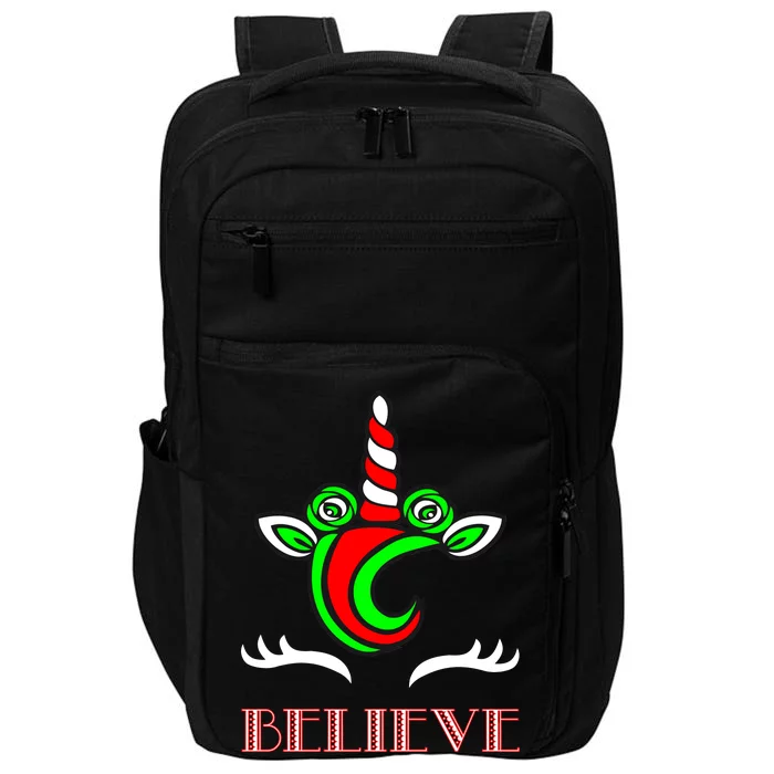 Believe Unicorn Christmas Impact Tech Backpack