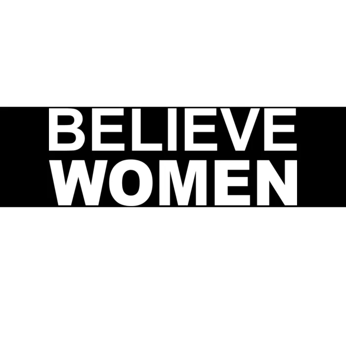 Believe Women Bumper Sticker