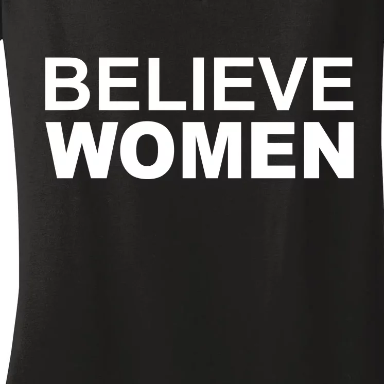 Believe Women Women's V-Neck T-Shirt