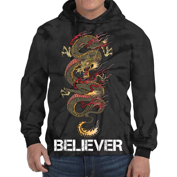 Believer Of Dragons Tie Dye Hoodie