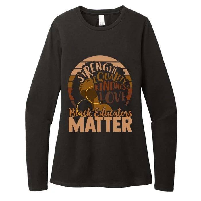 Black Educators Matter Cute Gift Womens CVC Long Sleeve Shirt