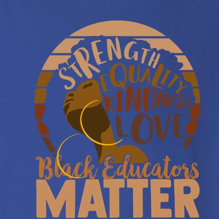 Black Educators Matter Cute Gift Toddler Long Sleeve Shirt