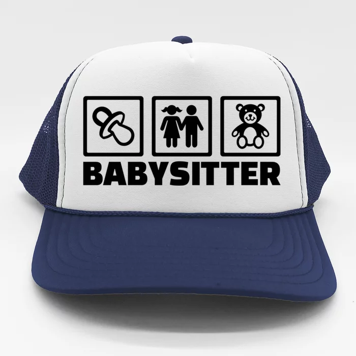 Babysitter Equipt Meaningful Gift Trucker Hat