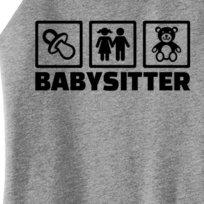 Babysitter Equipt Meaningful Gift Women’s Perfect Tri Rocker Tank