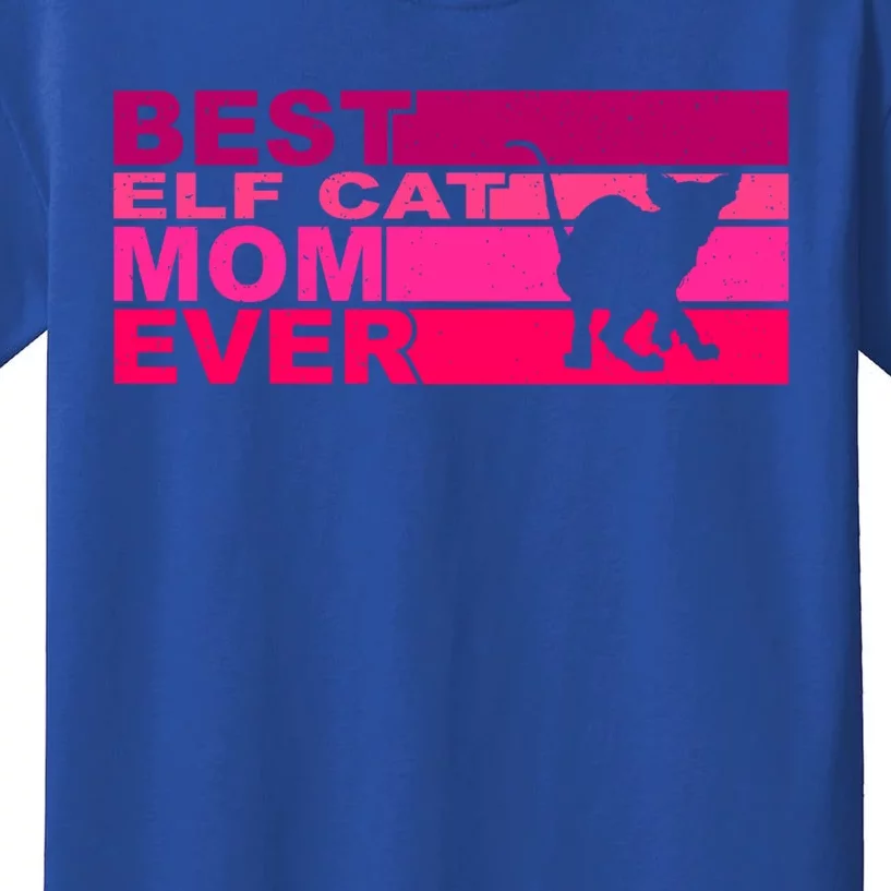 Best Elfgiftcat Mom Ever Gift Kids T-Shirt