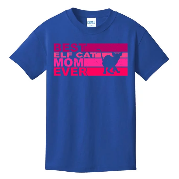 Best Elfgiftcat Mom Ever Gift Kids T-Shirt