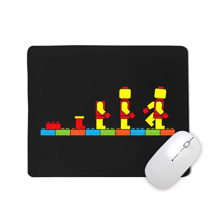 Bricks Evolution Master Builder Building Blocks Mousepad