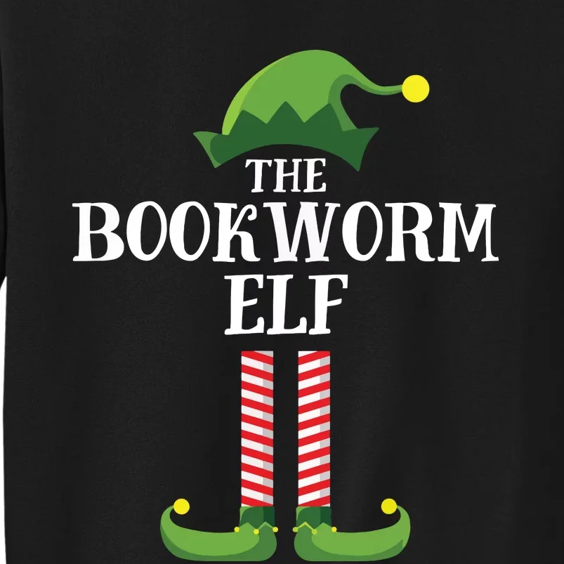 Bookworm Elf Matching Family Group Christmas Party Sweatshirt