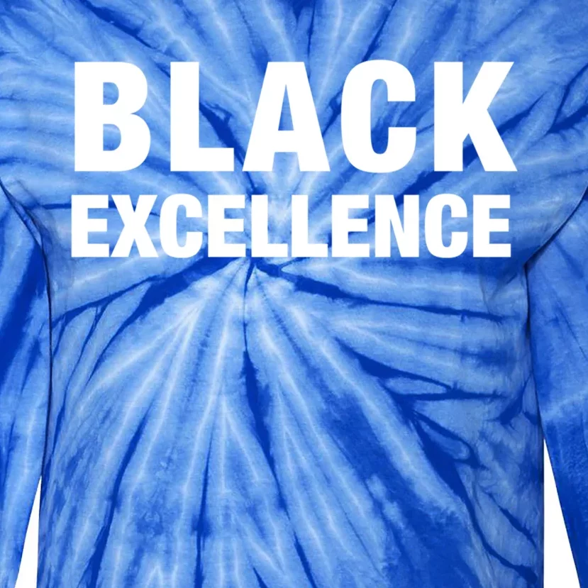 Black Excellence Meaningful Gift Black History Month Funny Gift Tie-Dye Long Sleeve Shirt