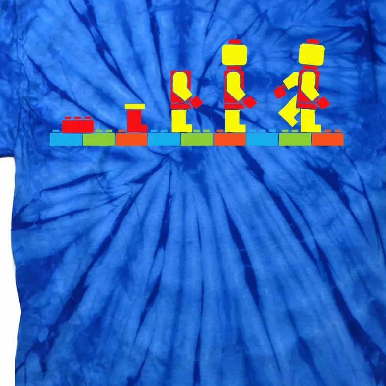 Bricks Evolution Master Builder Blocks Tie-Dye T-Shirt