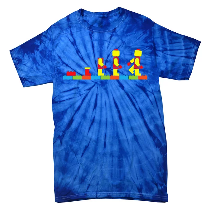 Bricks Evolution Master Builder Blocks Tie-Dye T-Shirt