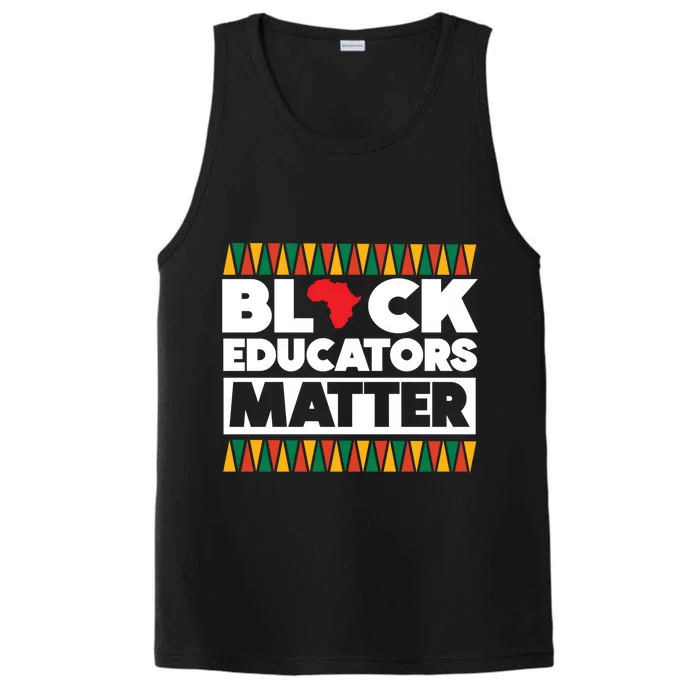 Black Educators Matter Black History Month Gift Performance Tank