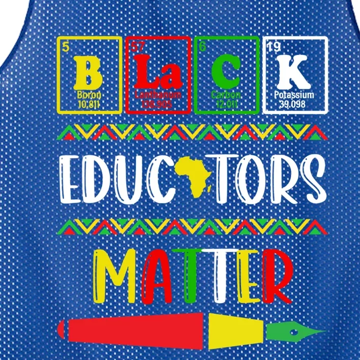 Black Educators Matter Juneteenth Black History Month Cute Gift Mesh Reversible Basketball Jersey Tank