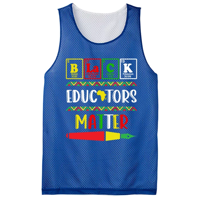 Black Educators Matter Juneteenth Black History Month Cute Gift Mesh Reversible Basketball Jersey Tank