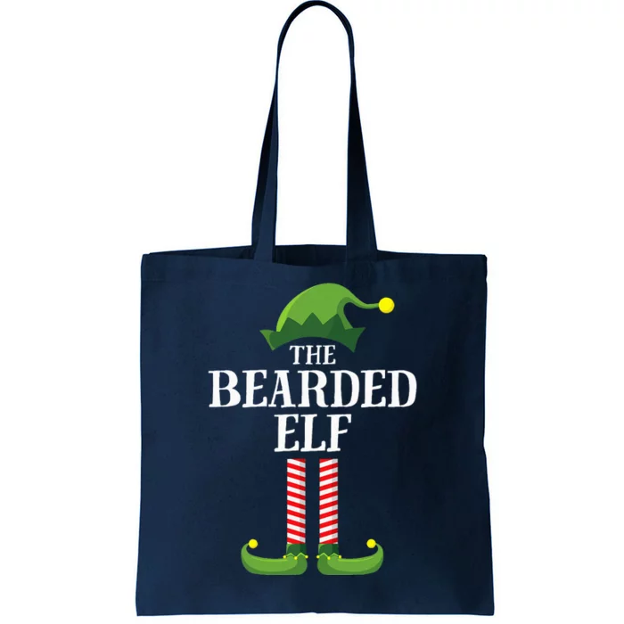 Bearded Elf Matching Family Group Christmas Party Elf Tote Bag