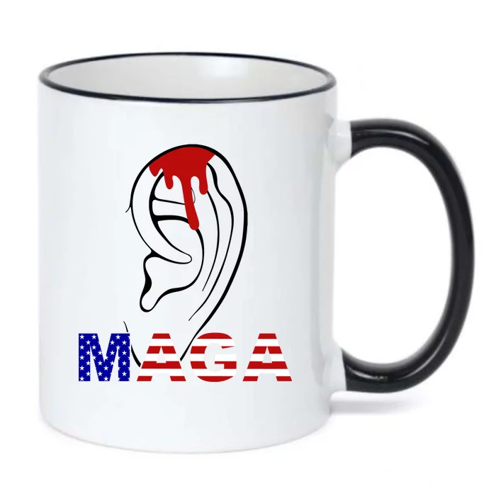 Bleeding Ears Maga Usa Pro Trump Black Color Changing Mug