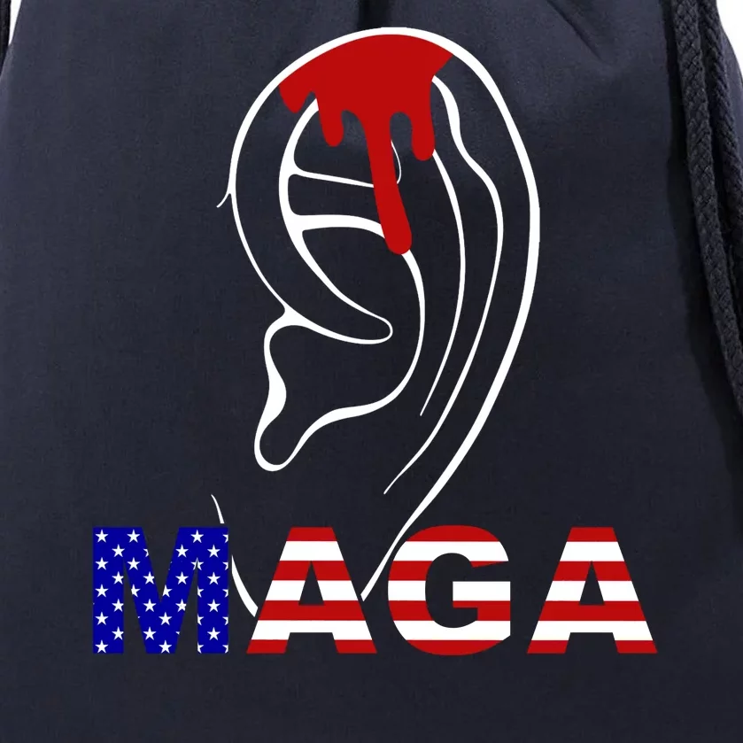 Bleeding Ears Maga Usa Pro Trump Drawstring Bag