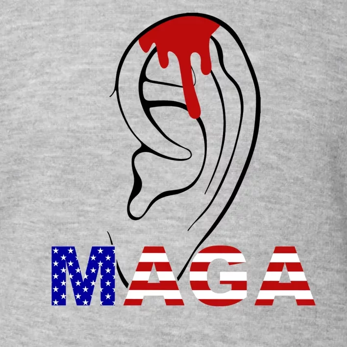 Bleeding Ears Maga Usa Pro Trump Toddler Sweatshirt