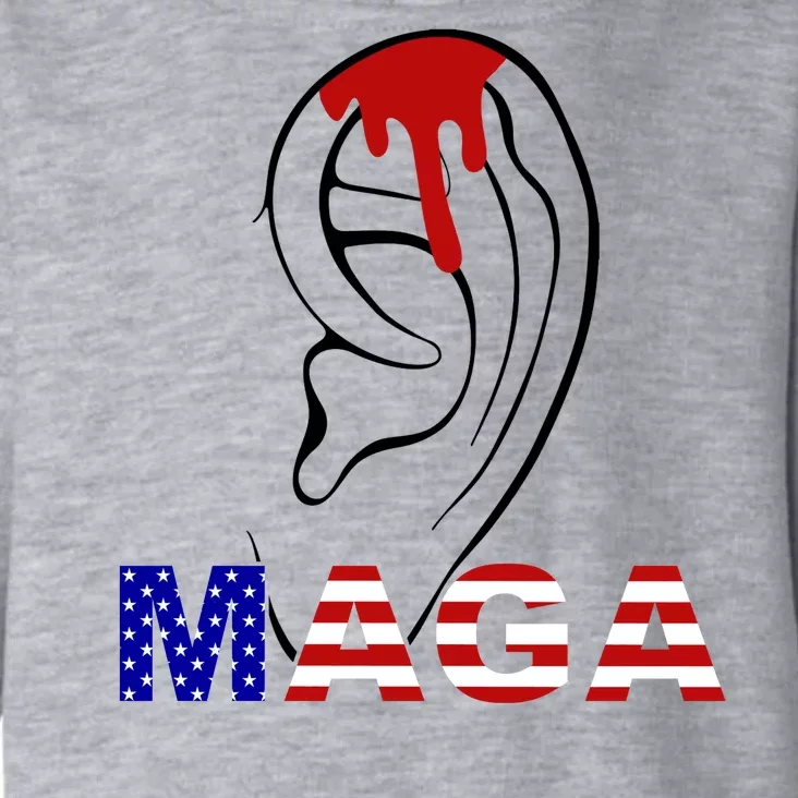 Bleeding Ears Maga Usa Pro Trump Toddler Hoodie