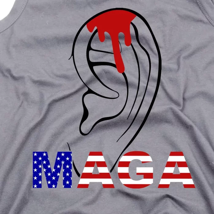 Bleeding Ears Maga Usa Pro Trump Tank Top