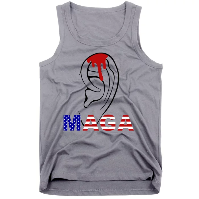 Bleeding Ears Maga Usa Pro Trump Tank Top