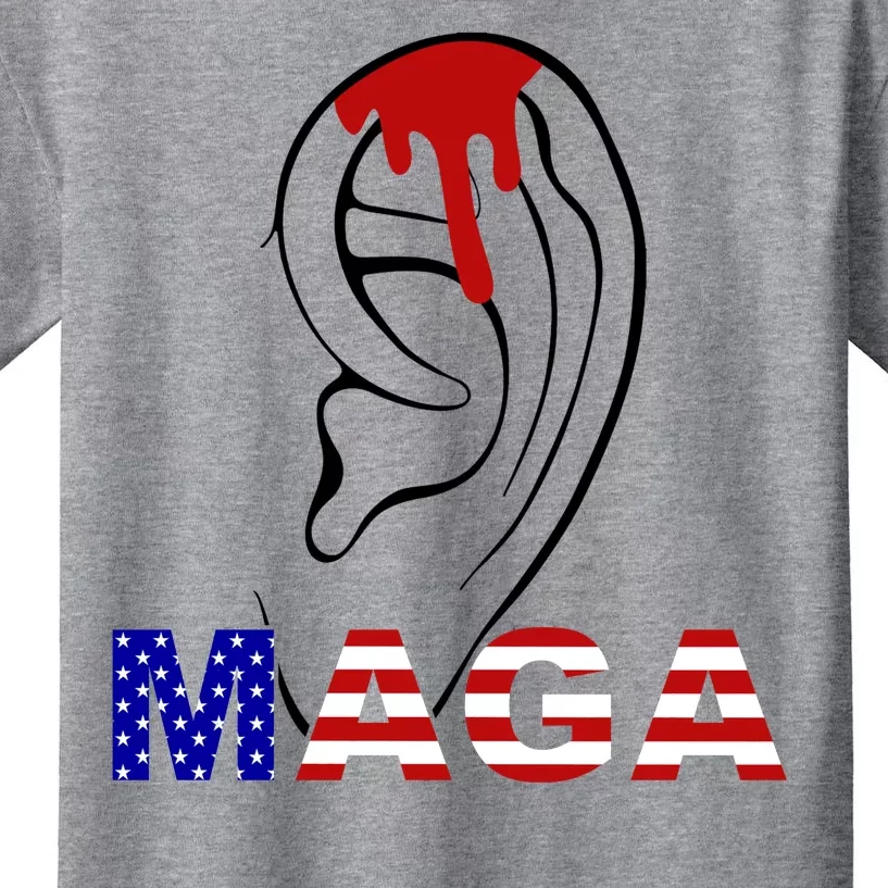 Bleeding Ears Maga Usa Pro Trump Kids T-Shirt