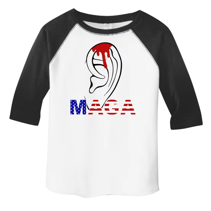 Bleeding Ears Maga Usa Pro Trump Toddler Fine Jersey T-Shirt