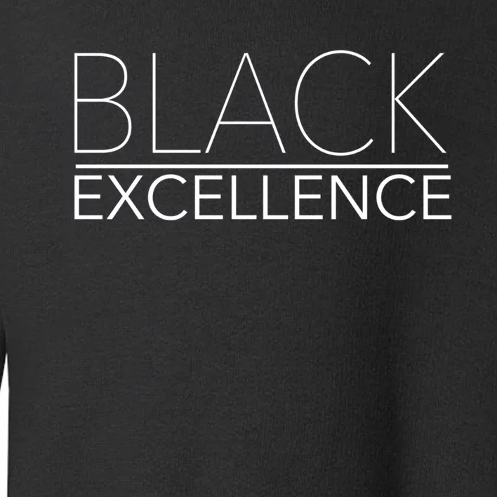 Black Excellence Melanin Gift Toddler Sweatshirt