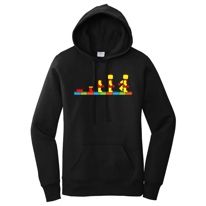 Bricks Evolution Master Builder Building Blocks Women's Pullover Hoodie