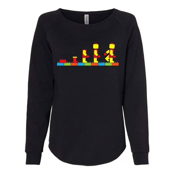 Bricks Evolution Master Builder Building Blocks Womens California Wash Sweatshirt