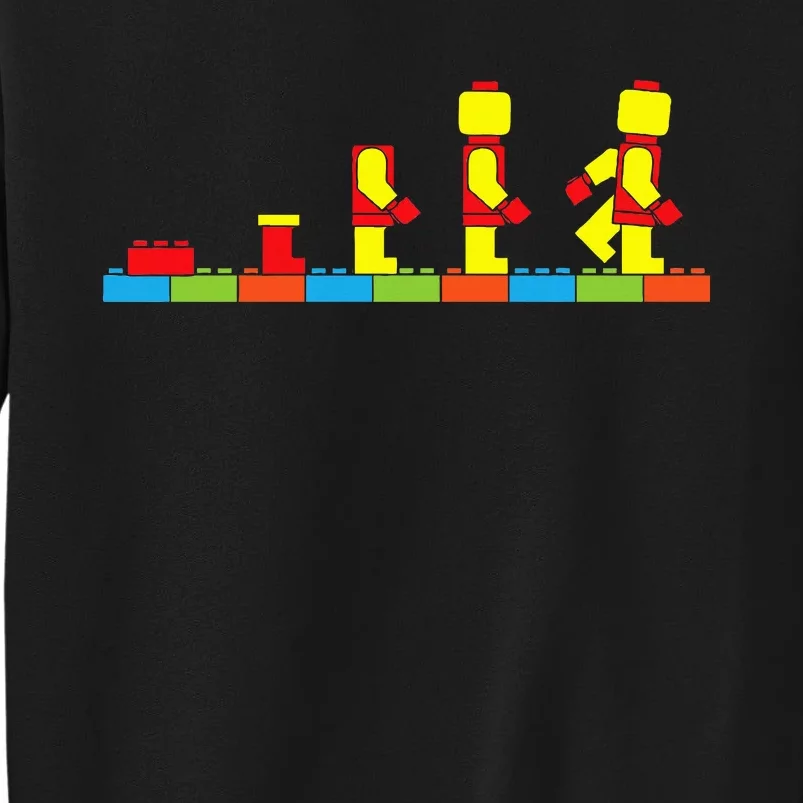 Bricks Evolution Master Builder Building Blocks Tall Sweatshirt