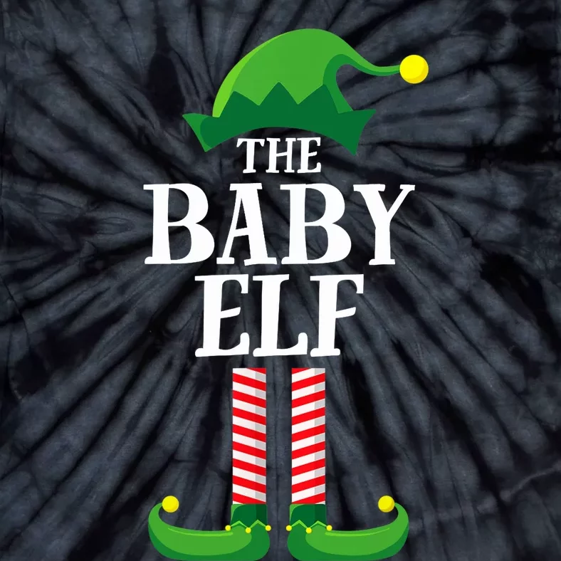 Baby Elf Matching Family Group Christmas Party Tie-Dye T-Shirt