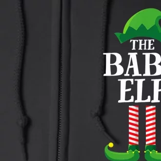 Baby Elf Matching Family Group Christmas Party Full Zip Hoodie