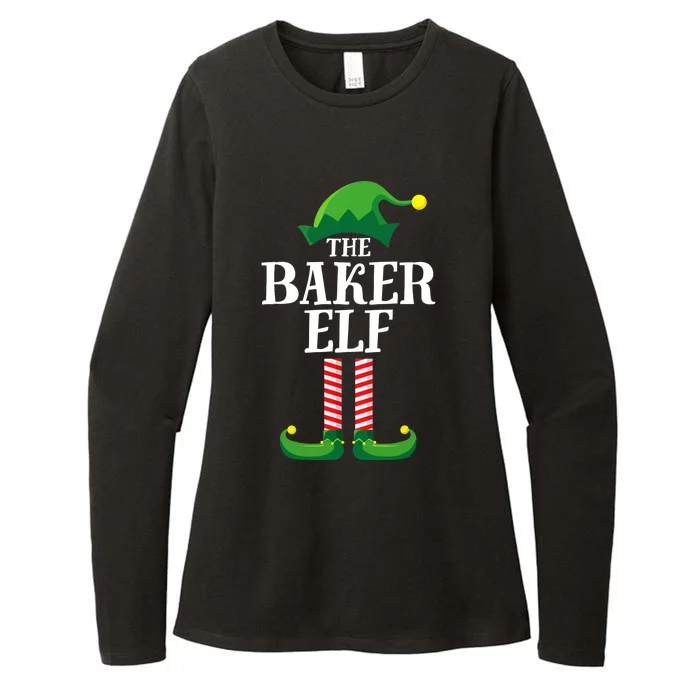 Baker Elf Matching Family Group Christmas Party Womens CVC Long Sleeve Shirt