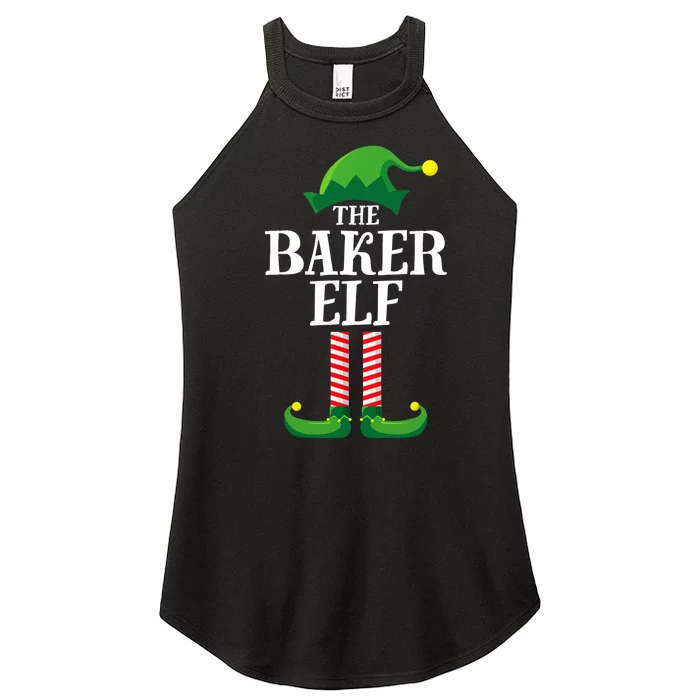 Baker Elf Matching Family Group Christmas Party Women’s Perfect Tri Rocker Tank