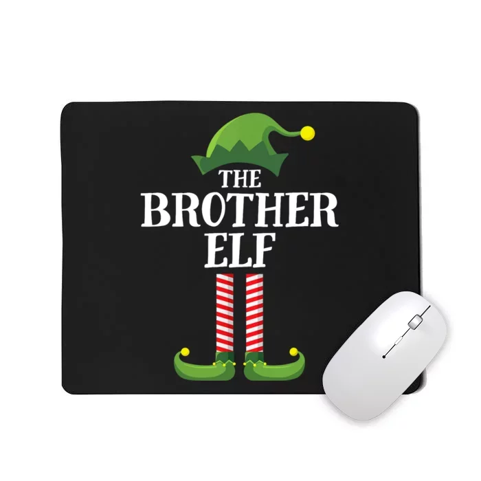 Brother Elf Matching Family Group Christmas Party Mousepad