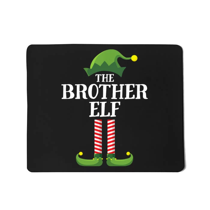 Brother Elf Matching Family Group Christmas Party Mousepad