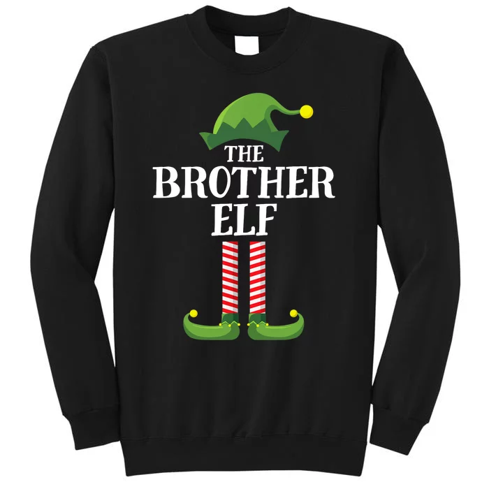 Brother Elf Matching Family Group Christmas Party Tall Sweatshirt